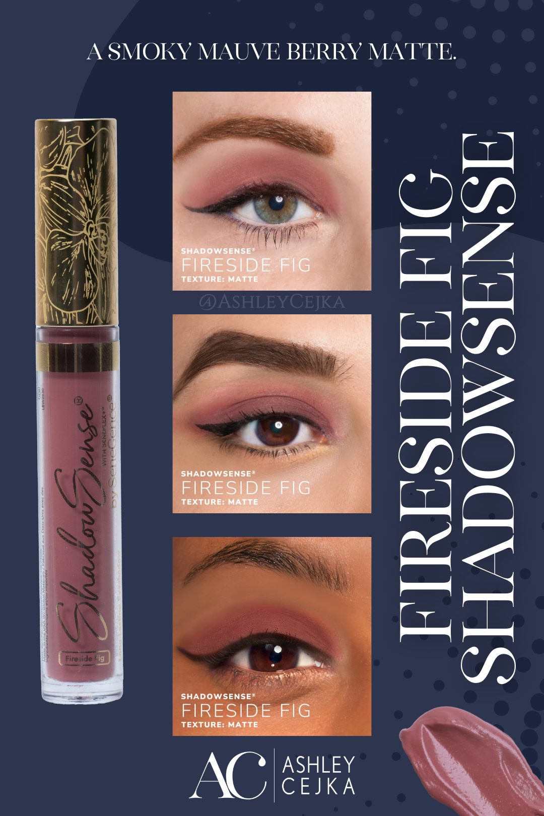 Fireside Fig ShadowSense: Earthy Smoky Mauve Berry Matte | Long